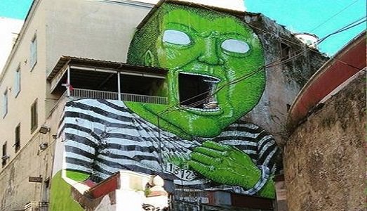 Un anno di Ex OPG con un tocco di BLU Un anno di Ex OPG con un tocco di BLU